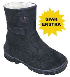 Freesby black boot, lined