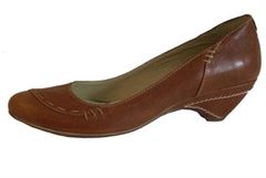 Felmini low shoe, brandy