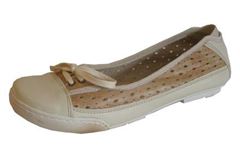 Felmini ballerina, beige