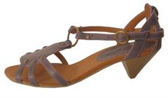 Felmini damesandaler, lilla