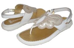 Naturino rem sandal hvid