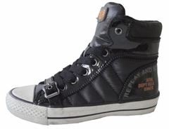 Replay Arrow sn�resko, damesko, basketst�vle, lowboot, sort