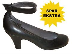 Kmb black shoe, ankel strap