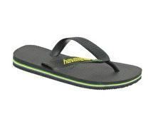 Havaianas Brazil Sort, klip-klap (flip-flop) til b�rn