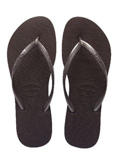 Havaianas Slim, cafe, m�rkebrun, klip-klap (flip-flop)