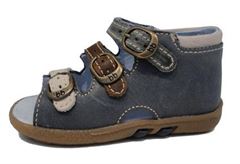 BabyBotte Top drengesandaler, m�rkebl�