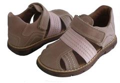 Freesby sandal natur/rosa