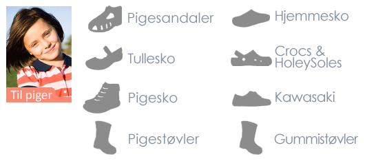 Netsko's udvalg af sandaler, sko og st&oslash;vler til piger