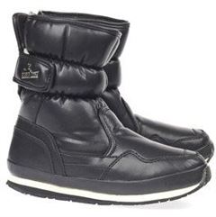 Rubberduck Sporty Snow Joggers fake washed leather - vinterst�vle, sort