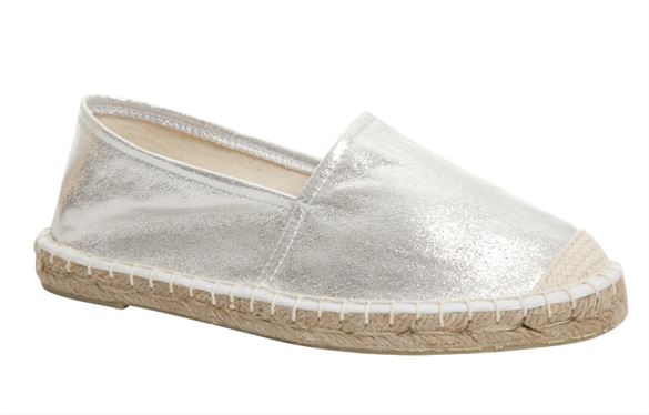 Duffy espadriller, sølv metallic Billede af Duffy espadriller, sølv metallic