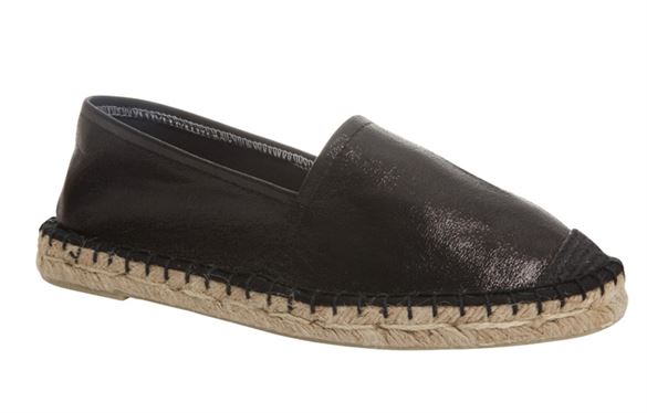 Duffy espadriller, sort metallic Billede af Duffy espadriller, sort metallic