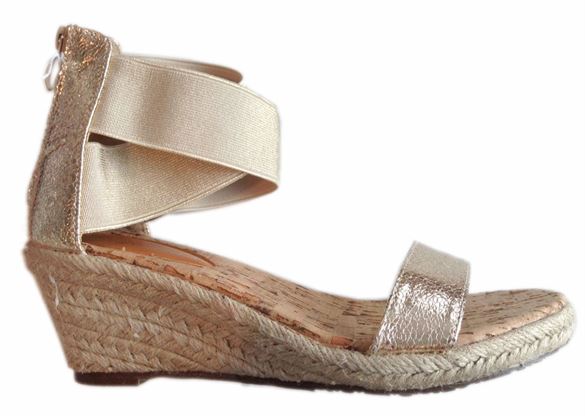 Zento kilesandal, guld Billede af Zento kilesandal, guld
